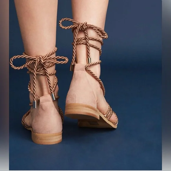 Elysess Strappy Rope Gladiator Sandals from Anthropologie - Picture 2 of 15